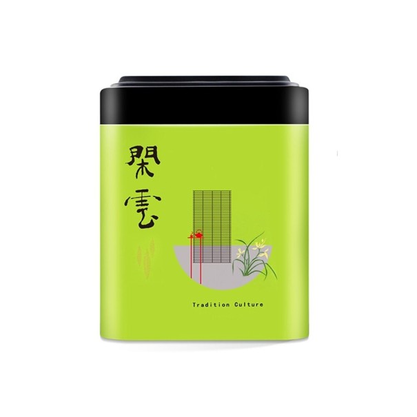 Teedose mit chinesischem Muster grün