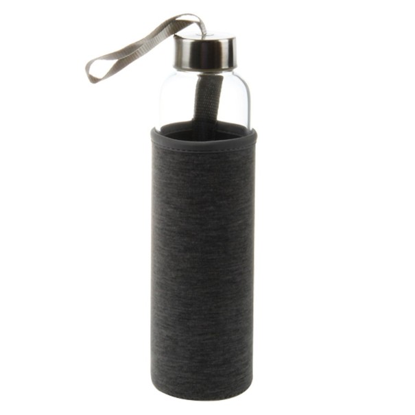 Teflaska med filter grå