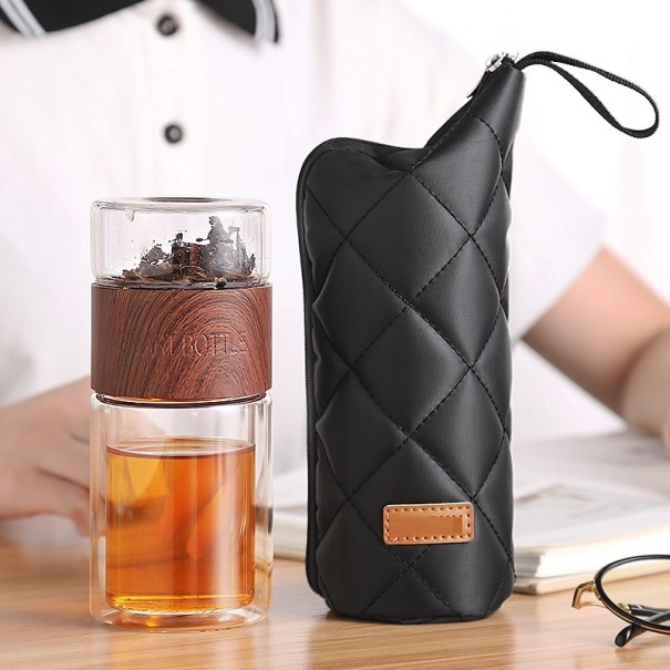 Teflaska med fodral