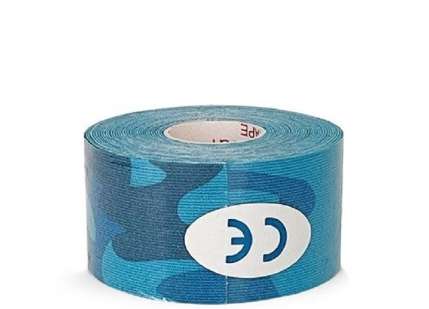 Tejpovacia páska maskáčová 3,8 cm x 5 m modrá