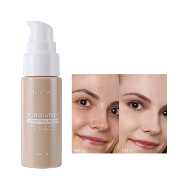 Tekutý make-up 40 ml Profesionální krycí korektor Dlouhotrvající voděodolný make-up Hydratační efekt Přirozený vzhled bez šmouh 7