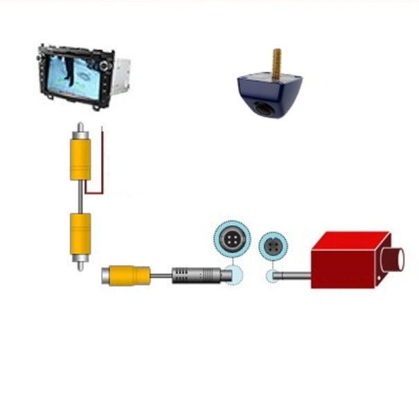 Telecamera di parcheggio universale 4