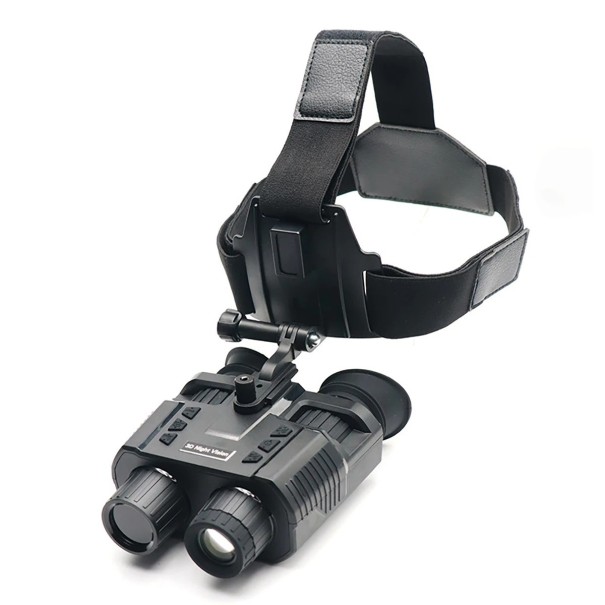 Telescopio binocular profesional con dispositivo de visión nocturna por infrarrojos con montaje en la cabeza 1080P HD 1