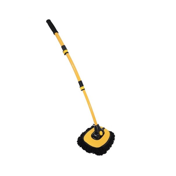 Telescopische autowasmop van aluminiumlegering, chenille, verstelbare steel, streeploos reinigen, carrosserie, glas, auto-accessoires, professionele verzorging 1