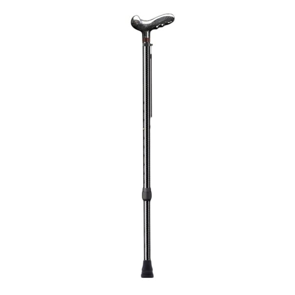 Teleskooppikävelykeppi 68–93 cm Säädettävä 10 asennossa Anatominen kahva 12,5 cm Kantavuus 100 kg Pituudelle 140–185 cm 1