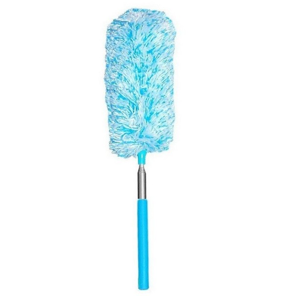 Teleskooppinen pölyhuiska 80 cm vaaleansininen