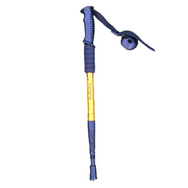 Teleskopowy kij trekkingowy 52 - 110 cm żółty