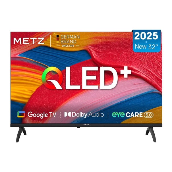 Televize Metz MQF7000Z QLED+ Smart TV 32" s Google TV a Dolby Audio HDR10 i HLG Bluetooth 5.1 Ochrana očí Do obývacího pokoje i ložnice 1