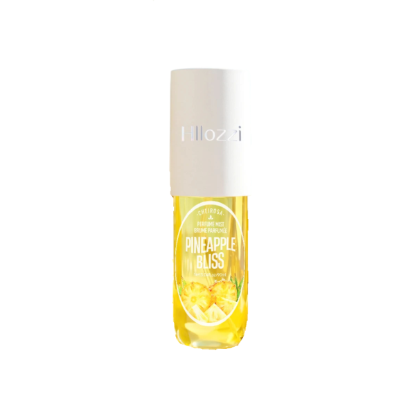 Tělový vonný sprej Pineapple Bliss 90 ml Dlouhotrvající vůně ananasu Parfémovaná mlha ve žlutém flakonu Na každodenní použití i cestování 1