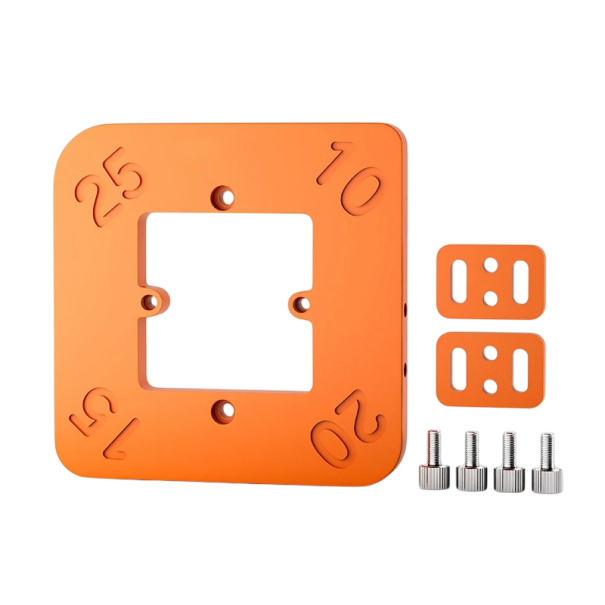 Template para arredondamento de cantos 14 x 14 cm Plástico ABS Guia para fresagem de cantos Raio 10 15 20 25 mm Ferramenta para carpinteiros 1