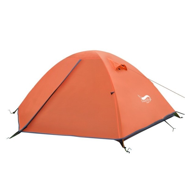 Tenda leggera da esterno per 2 persone arancione