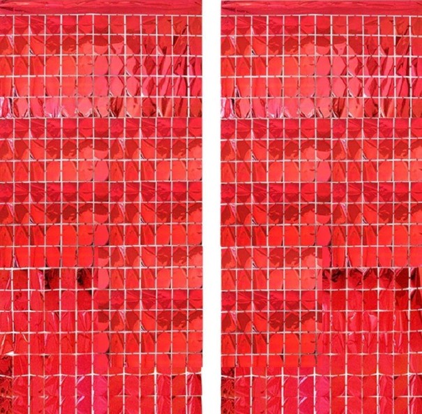 Tenda per festa 2 pz rosso