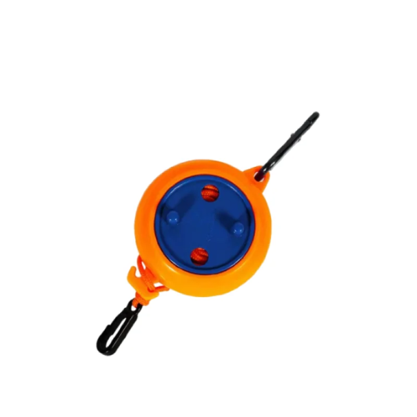 Tendedero retráctil cortavientos 10 m, capacidad de carga 50 kg, plástico + nylon, mosquetones de aluminio, ideal para camping y uso al aire libre naranja