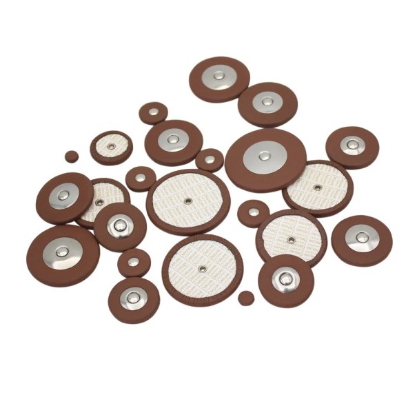 Tenor Saxophone Leather Pads 25 pcs Universal Pads with Buttons Made of Fine Leather Replacement Set for Accurate Sealing of Pads Long Lifespan 1