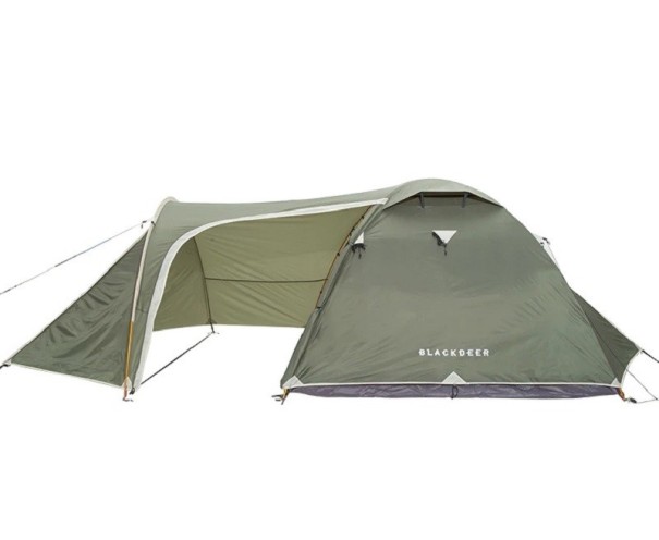 Tente de camping avec auvent pour 4 personnes 1