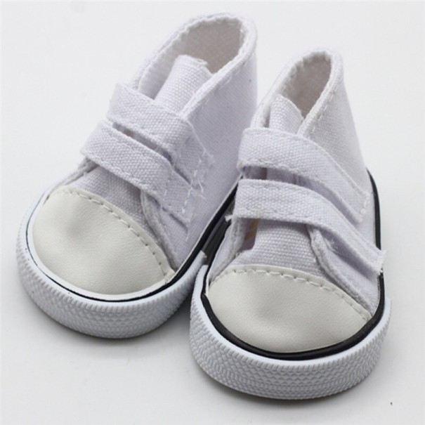 Tépőzáras cipő egy babához fehér