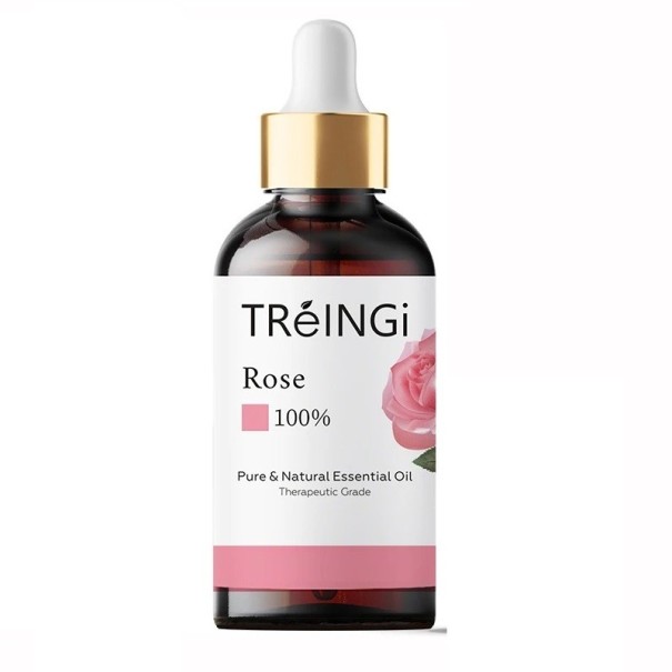 Terapeutisk æterisk olie Duftolie til diffuser Naturlig æterisk olie Olie med naturlig aroma 30 ml Rose