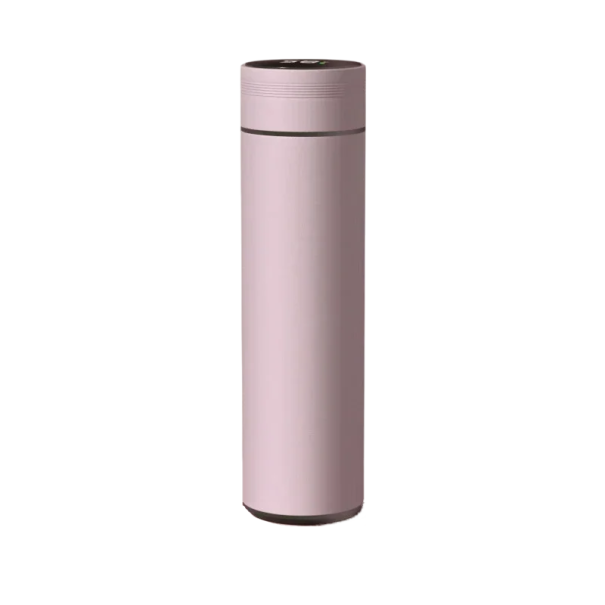 Termo 500ml de acero inoxidable con pantalla táctil de temperatura Botella de agua aislada al vacío Botella térmica de viaje Termo para bebidas rosa Termo 500ml de acero inoxidable con pantalla táctil de temperatura Botella de agua aislada al vacío Botella térmica de viaje Termo para bebidas rosa