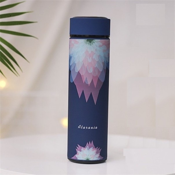 Termokande med blomster 500 ml 1