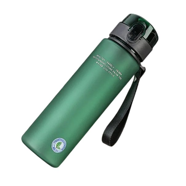 Termoska 560 ml Dvoustěnná termo garrafa para bebidas quentes e frias Mug de viagem com tampa hermética Leve e prática Garrafa isolada verde