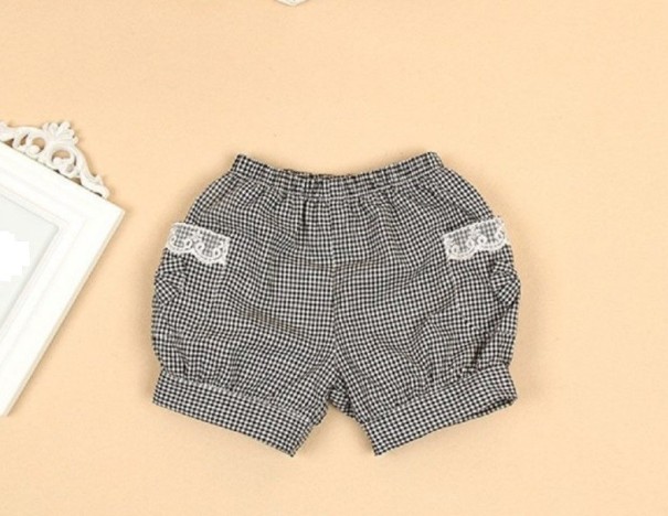 Ternede shorts til piger J1264 sort 4