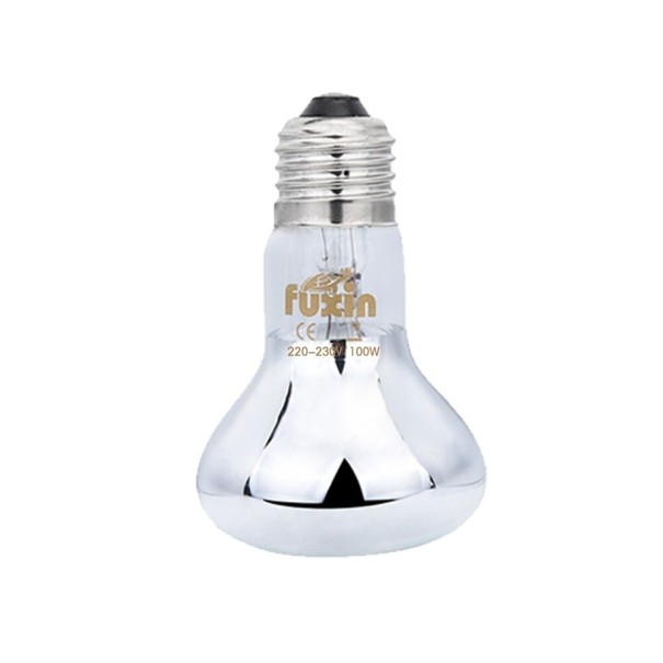Terrarium verwarmingslamp zilver 3