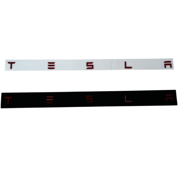 Tesla kromattu logo takaluukkuun tarra emblem merkki Model 3 S X Y lisävarusteet eri väreissä punainen