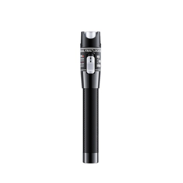 Tester für optische Fasern 80mW FTTH optischer Stift roter Laser SC FC ST Aluminiumlegierung einstellbares Leistungsmessgerät 650nm 1