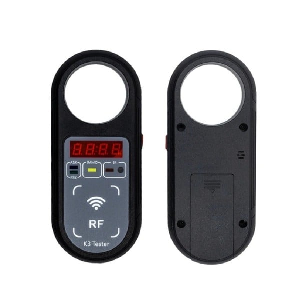 Testeur de fréquence des télécommandes AIKKEY K3 Plage 100-999 MHz Détection de signal ASK et FSK Avec écran Pour clés de voiture et télécommandes 1