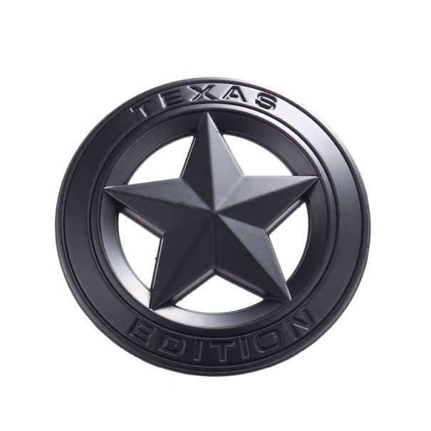 Texas auto sticker zwart
