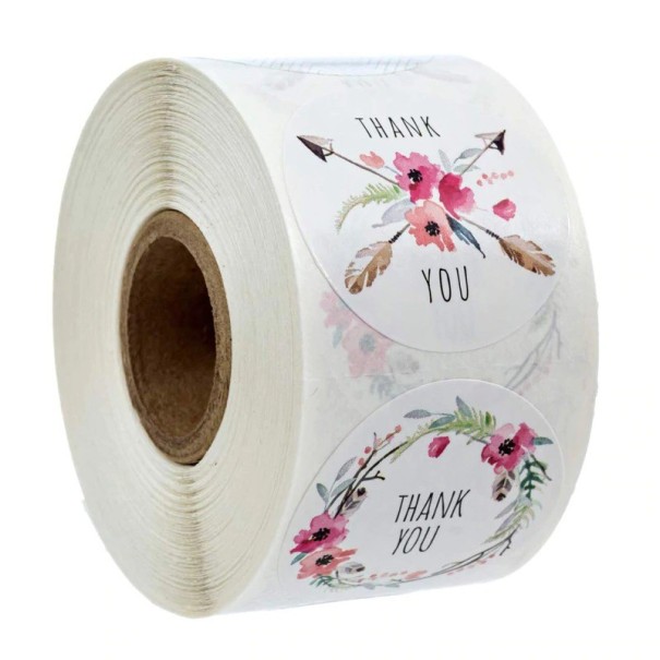 Thank You Self-Adhesive Labels 500 pcs 1