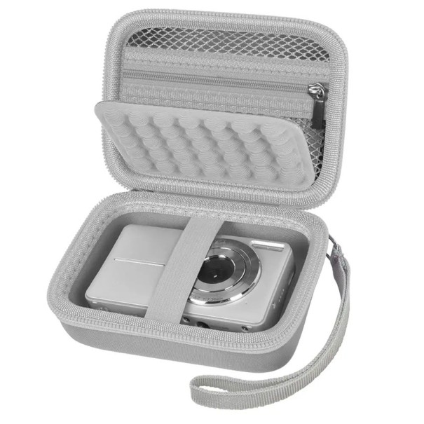 Θήκη για ψηφιακή φωτογραφική μηχανή 12 x 9 x 6 cm για CAMKORY Kodak Pixpro VAHOIALD Sony DSCW800 830 Canon Προστατευτική θήκη γκρι