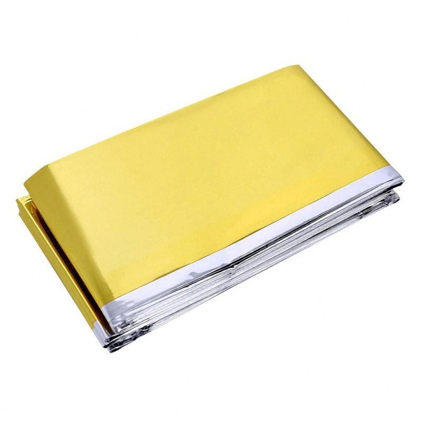 Thermische folie 210 x 130 cm goud