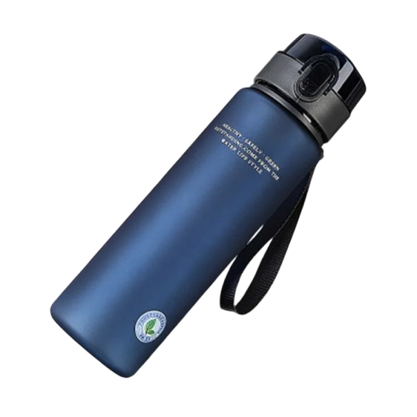 Θερμός 560 ml Διπλού τοίχου θερμική φιάλη για ζεστά και κρύα ποτά Ταξιδιωτικός θερμός με αδιάβροχο καπάκι Ελαφριά και πρακτική Ισοθερμική φιάλη μπλε