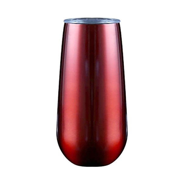 Thermosbecher aus Edelstahl C208 dunkelrot