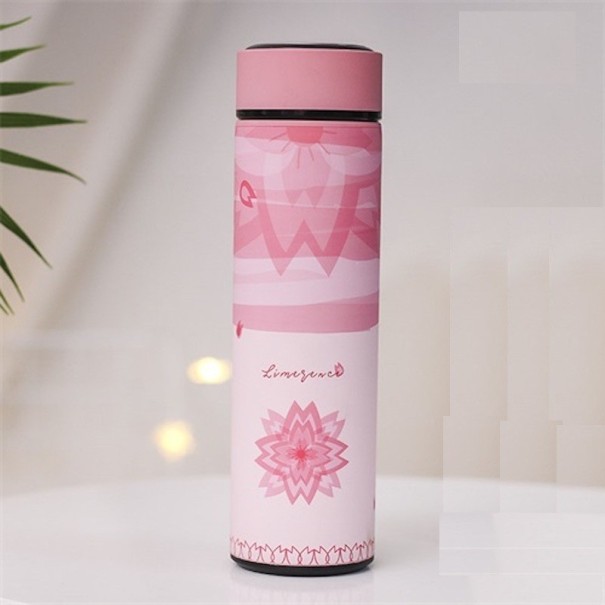 Thermoskan met bloemen 500 ml 3