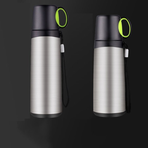 Thermoskan met handvat
