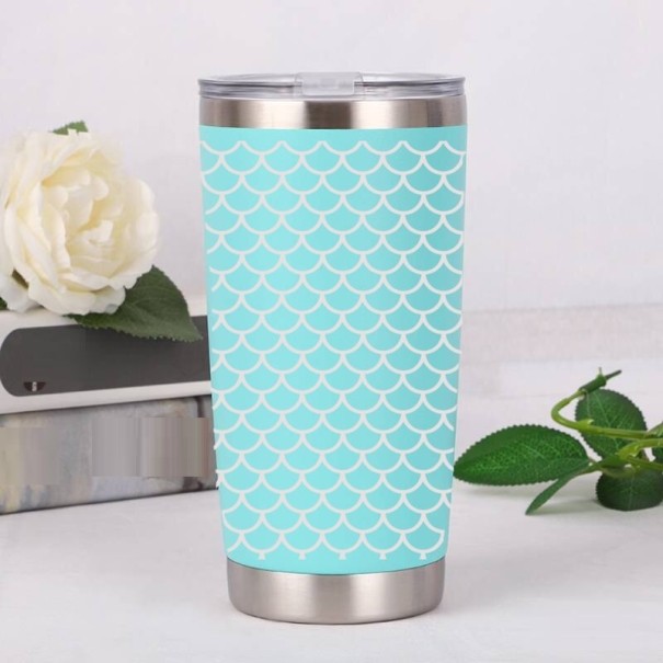 Thermosmok met mozaïek turquoise