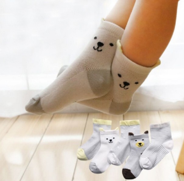 Tiersocken für Mädchen – 5 Paar 0-1 Jahr 2