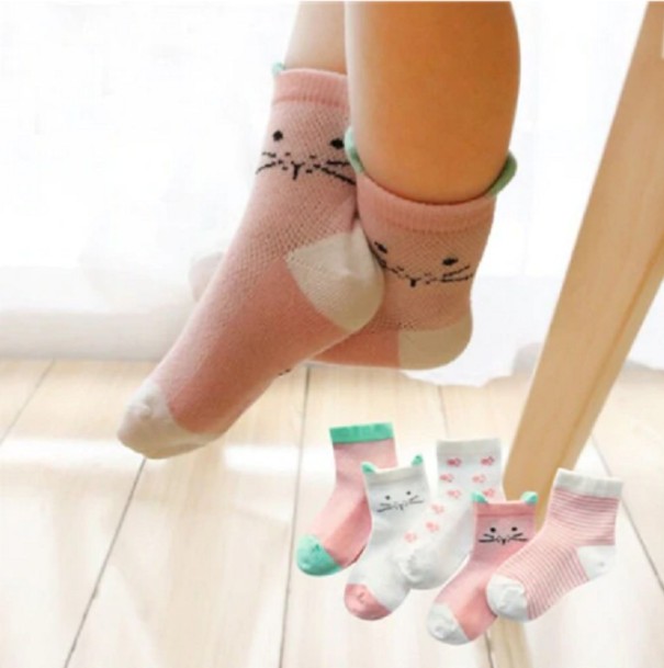 Tiersocken für Mädchen – 5 Paar 1-3 Jahre 3