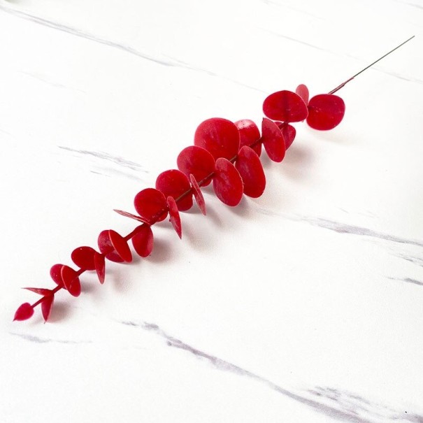 Tige en plastique d'eucalyptus rouge