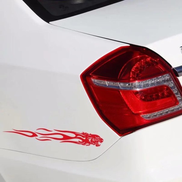 Tiger Autoaufkleber 2 Stk rot Tiger Autoaufkleber 2 Stk rot