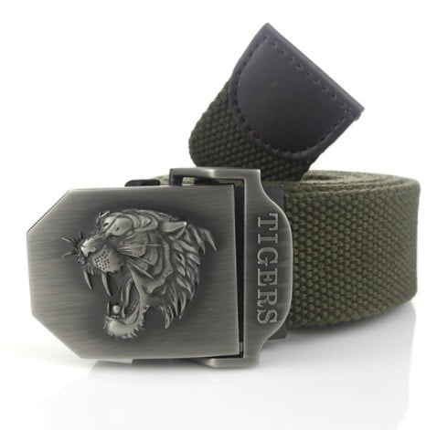 Tigers-Herrengürtel in verschiedenen Farben und Längen 110 cm 8