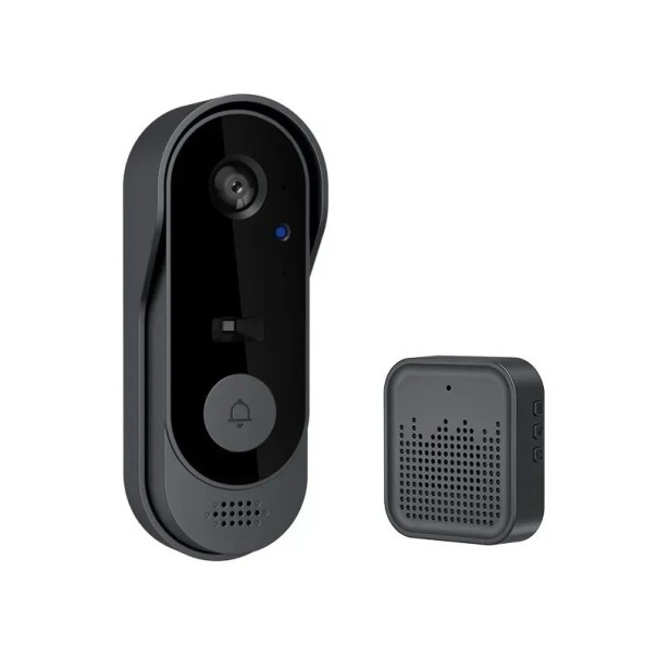 Timbre de video inalámbrico Tuya Smart con cámara WiFi HD IP65 intercomunicador bidireccional visión nocturna IR para hogar inteligente 1