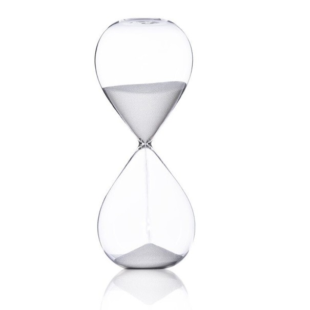 Timeglas G1753 hvid 1