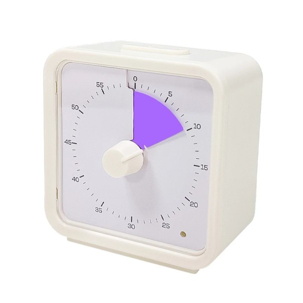 Timer for Cooking 8.7 x 8.7 x 4.2 cm Plastic Kitchen Tool for Accurate Time Measurement purple