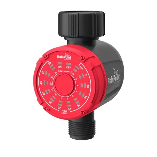 Timer voor nevelirrigatiesysteem rood