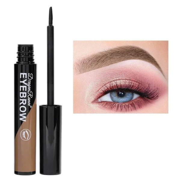 Tinte para cejas semipermanente resistente al agua Crema para realzar las cejas despegable Gel para cejas de larga duración con efecto tatuaje de cejas marrón claro