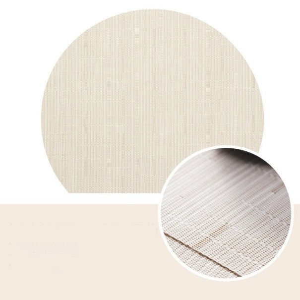 Tischdecke mit Bambusmuster weiß