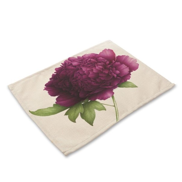 Tischset mit Blume 1